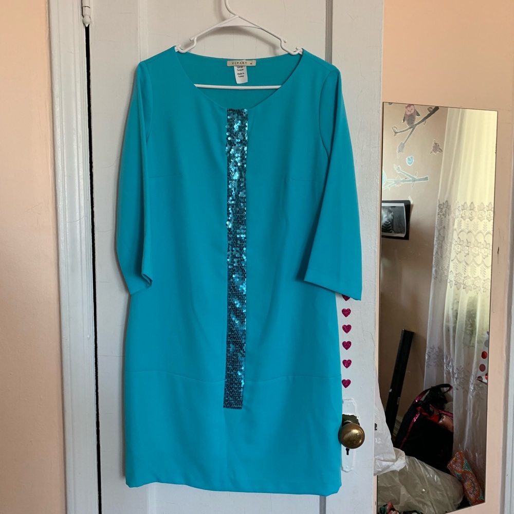 Turquoise Dress